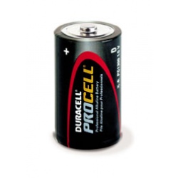 Duracell "D" Batteries Industrial Pro Cell <span style="font-size:1.3em;">(box of 12)</span>